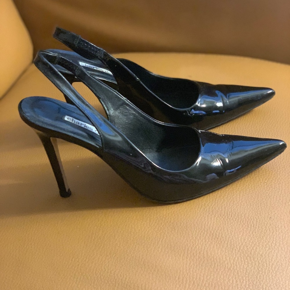 Charles David Slingback heels